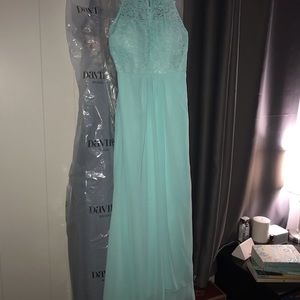 Seafoam Green Prom Dress